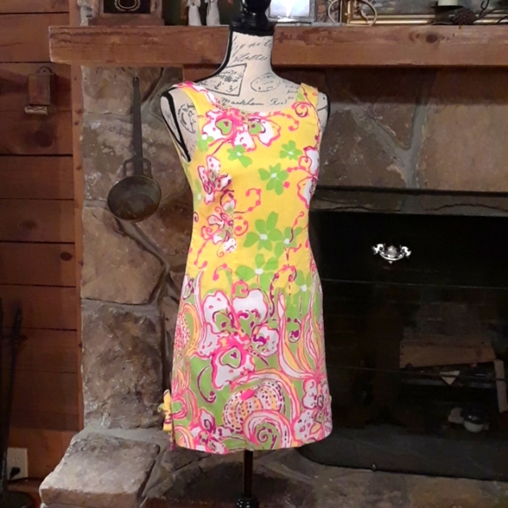 Lily Pulitzer neon dress